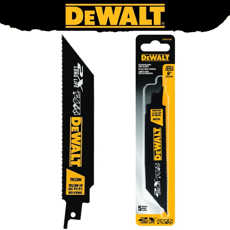 Metal Saw Reciprocating - Oryginalne brzeszczoty do pił szablastych DeWalt,