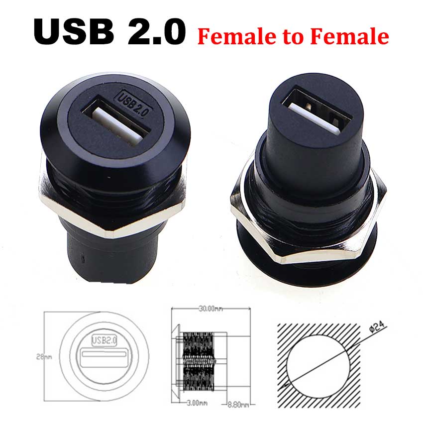 Złącze RJ45 USB 2.0 3.0 HDMI-2 – Transmission Jack Adapter recenzja i cena