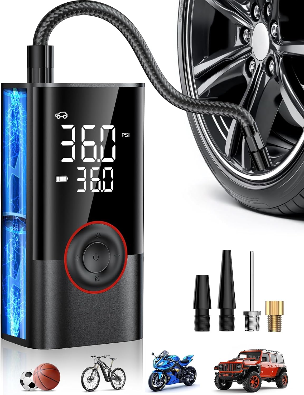 Przenośny Bezprzewodowy Kompre – Air Compressor recenzja i cena