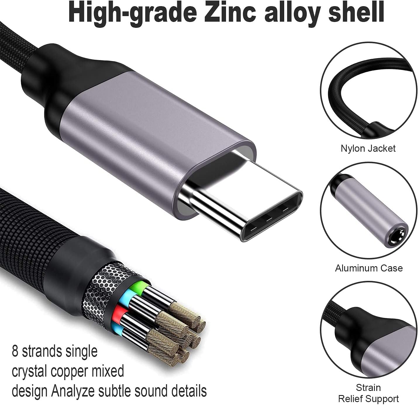 USB typu C do 3.5mm Aux Adapte – Transmission Jack Adapter recenzja i cena