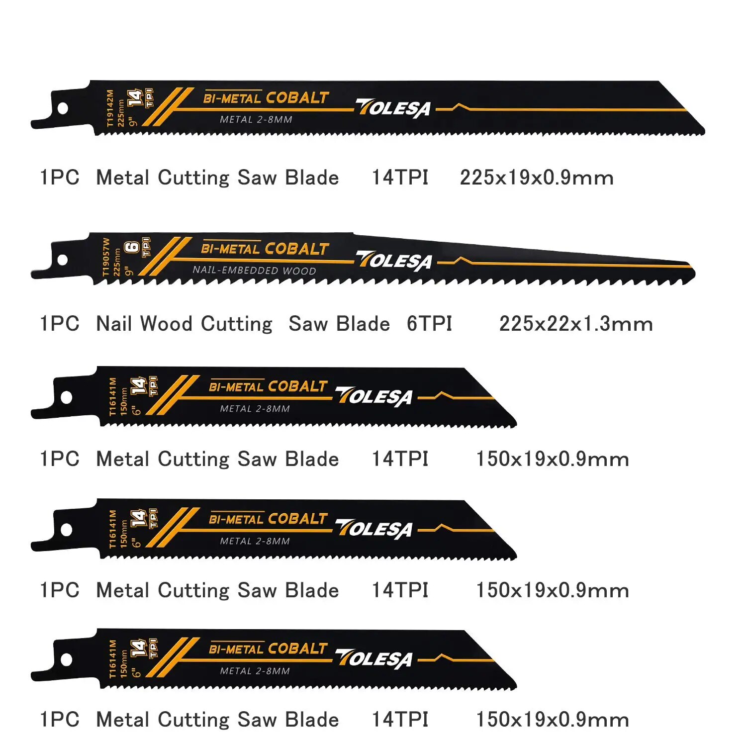 TOLESA 10 SZTUK pił szablastyc – Metal Saw Reciprocating recenzja i cena